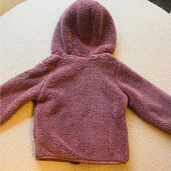 Cozy Mauve Sherpa Hoodie - Picture 2 of 3